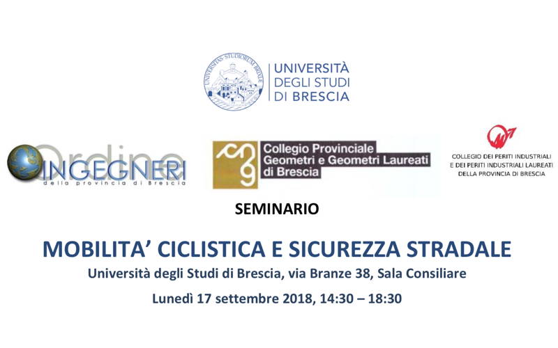 Seminario ANIT “Mobilità ciclistica e sicurezza stradale”
